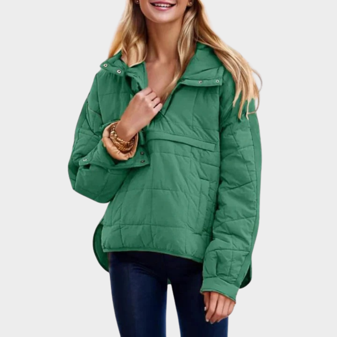 Women’s Hooded Pullover Jacket – Waterproof Oversized Fit with Stylish Design – Multiple Colours