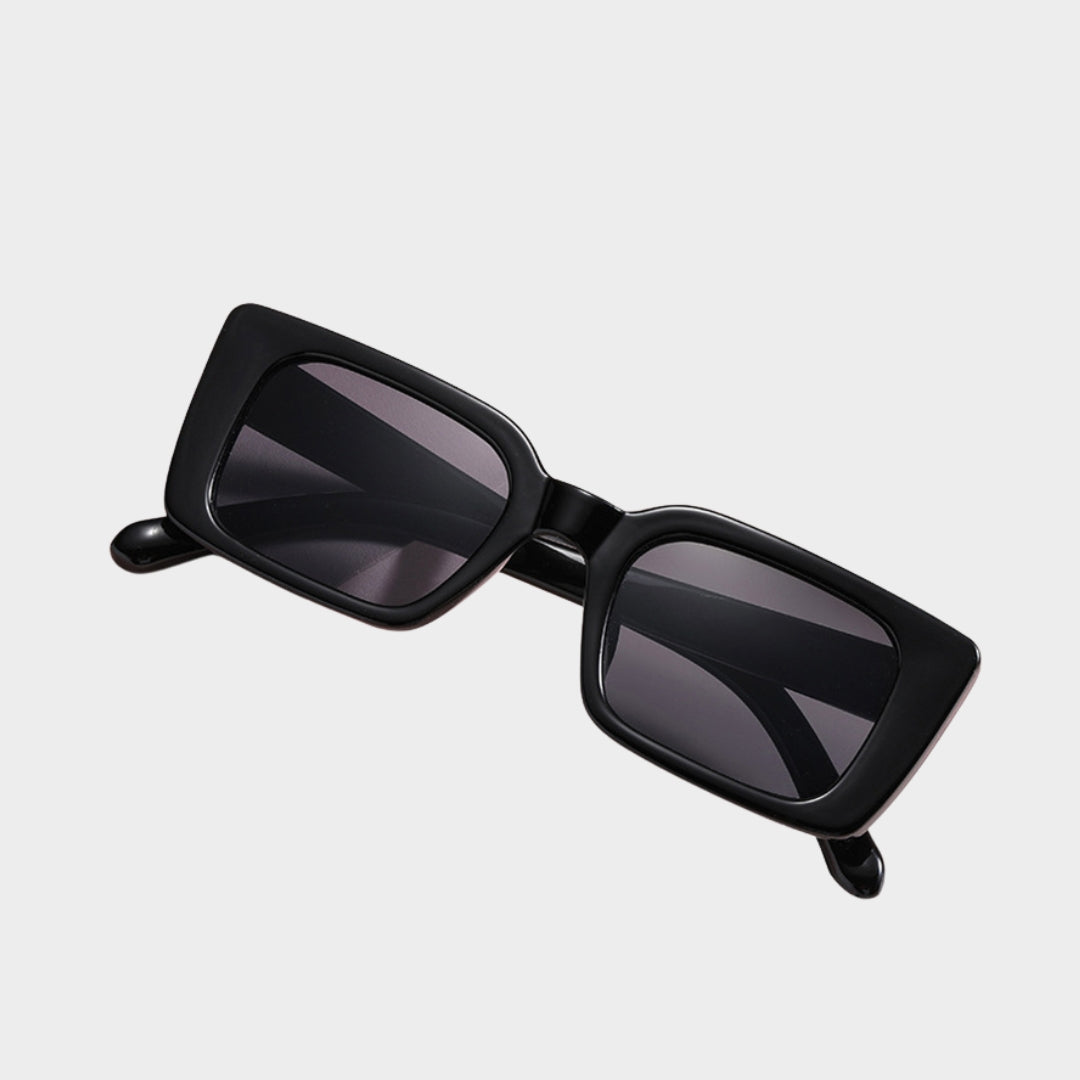 Retro Rectangle Sunglasses – Women UV400 Shades, Multiple Colors, Leopard and Tea Gradient Options