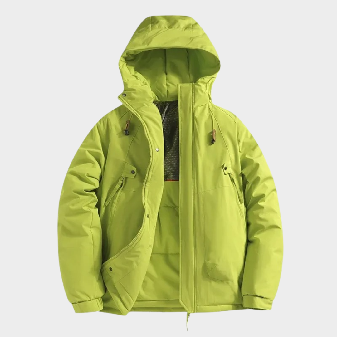 Men’s Hooded Cotton Outdoor Jacket – Windproof Waterproof Sports Mountaineering Coat – Multiple Colours