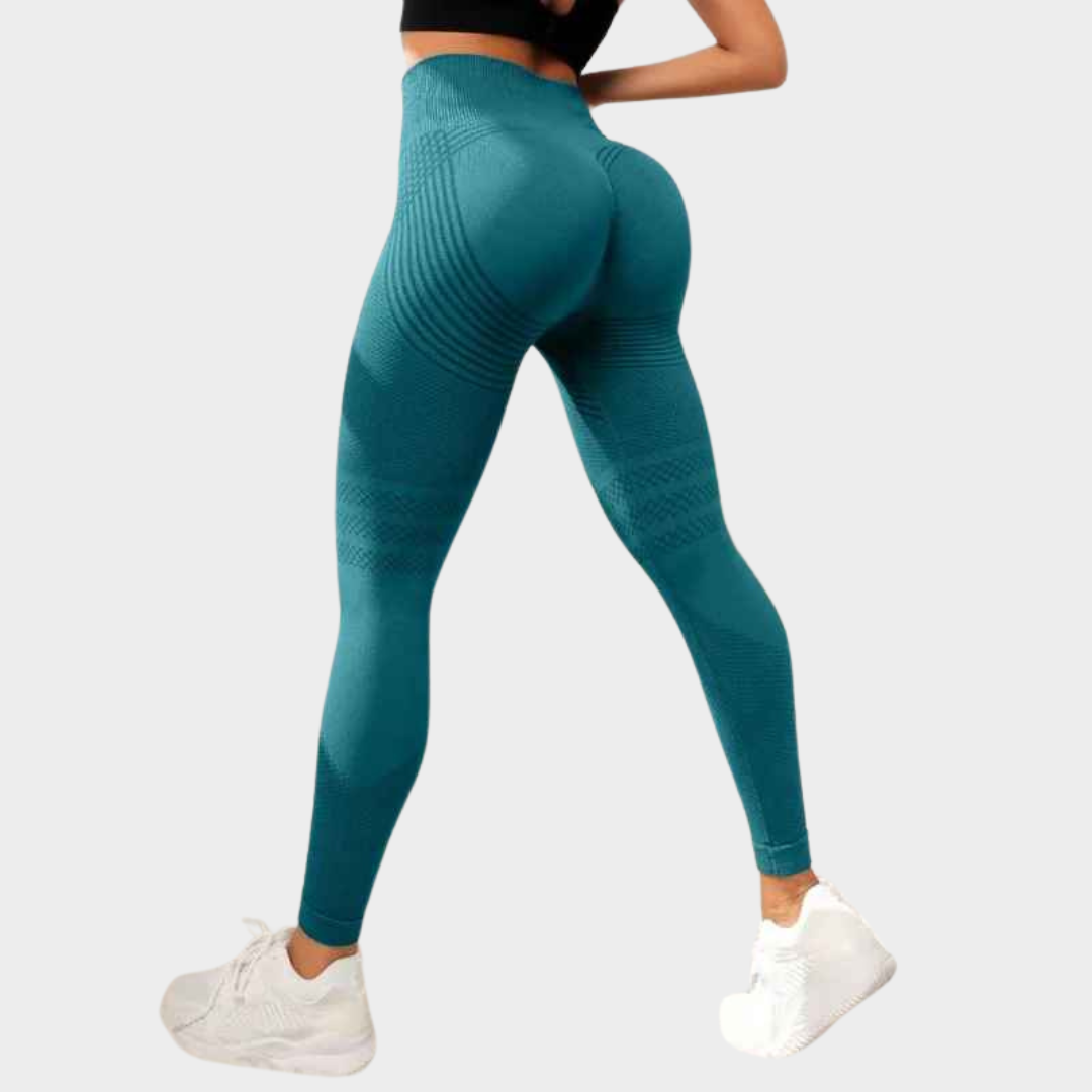 Women High-Waist Gym Leggings - Seamless Yoga Pants - Stretch Fit - Sports & Fitness Tights - Multiple Colours