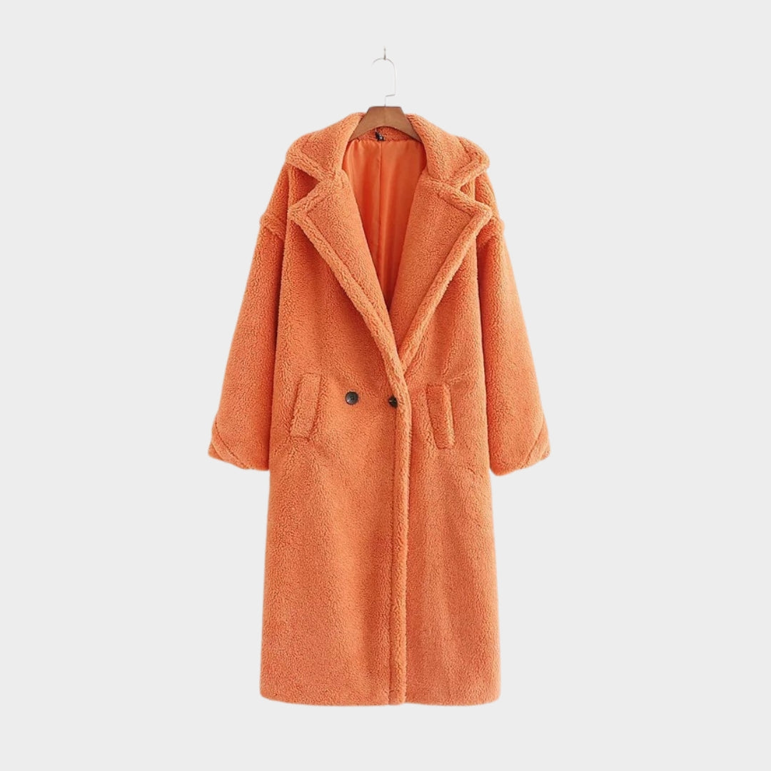 Women's Casual Long Trench Coat - Solid Single Breasted Autumn Winter Streetwear (Light Brown, Dark Brown, and More)