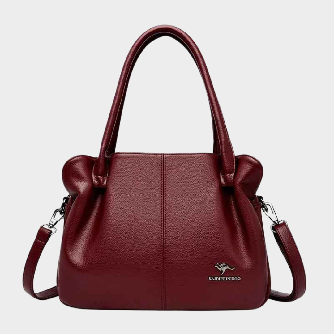 Women Shoulder Handbag – Multi-Compartment PU Leather Designer Tote – Multiple Colours