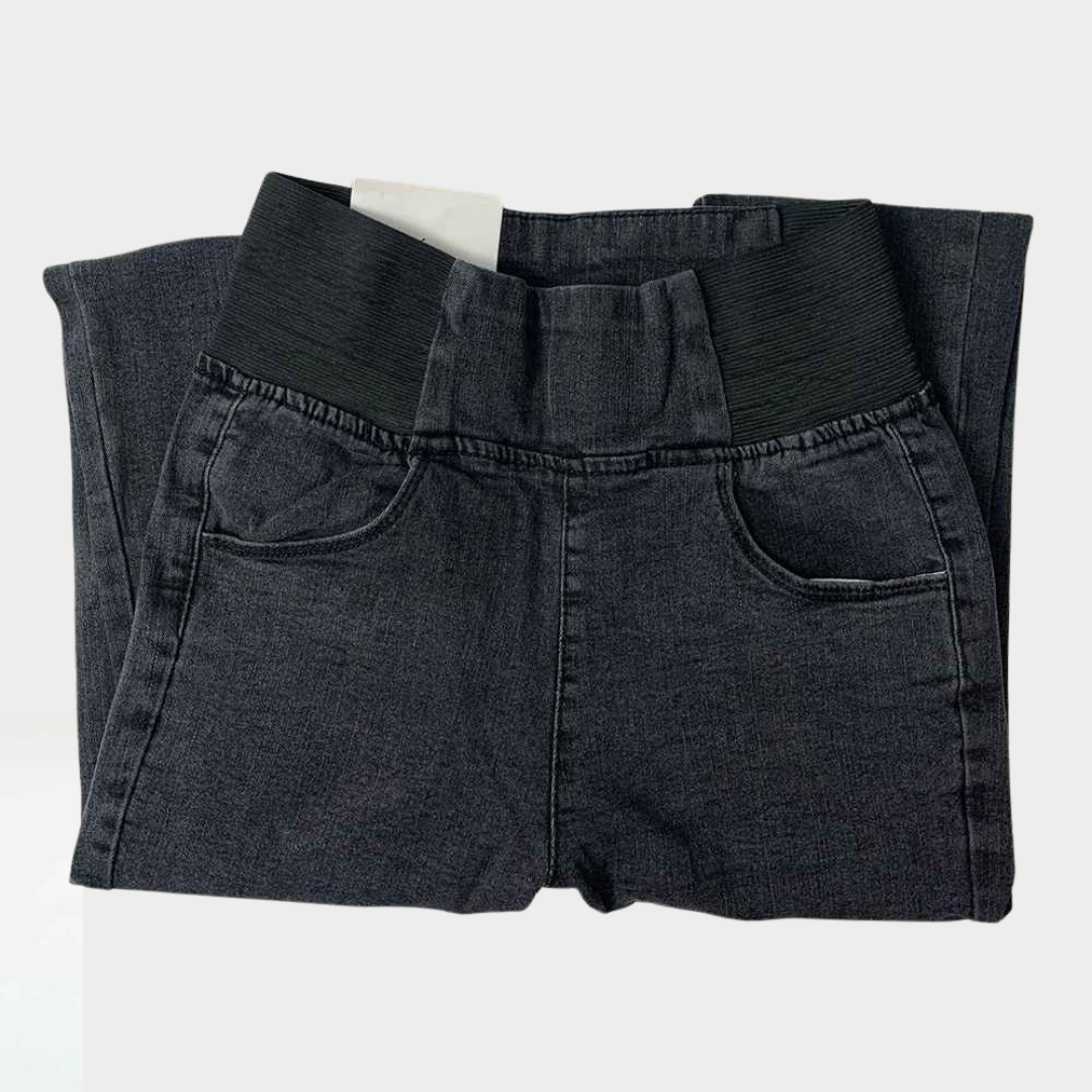 Women's High-Waist Skinny Jeans - Slim Fit Stretch Denim - Vintage Wash Pencil Trousers - Multiple Colours