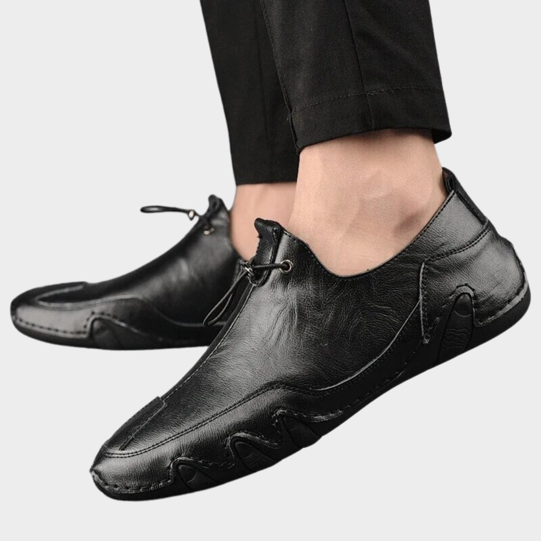 Men’s Vegan Leather Loafers – Adjustable String – Comfortable Fit – Smart Casual – Multiple Colours