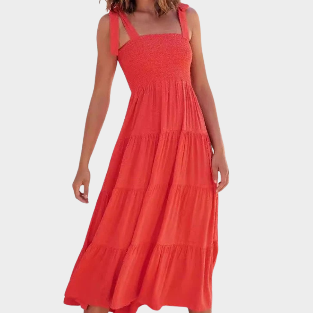 Women Strapless Suspender Maxi Dress – Backless High Waist Elegant Fit – Multiple Colours