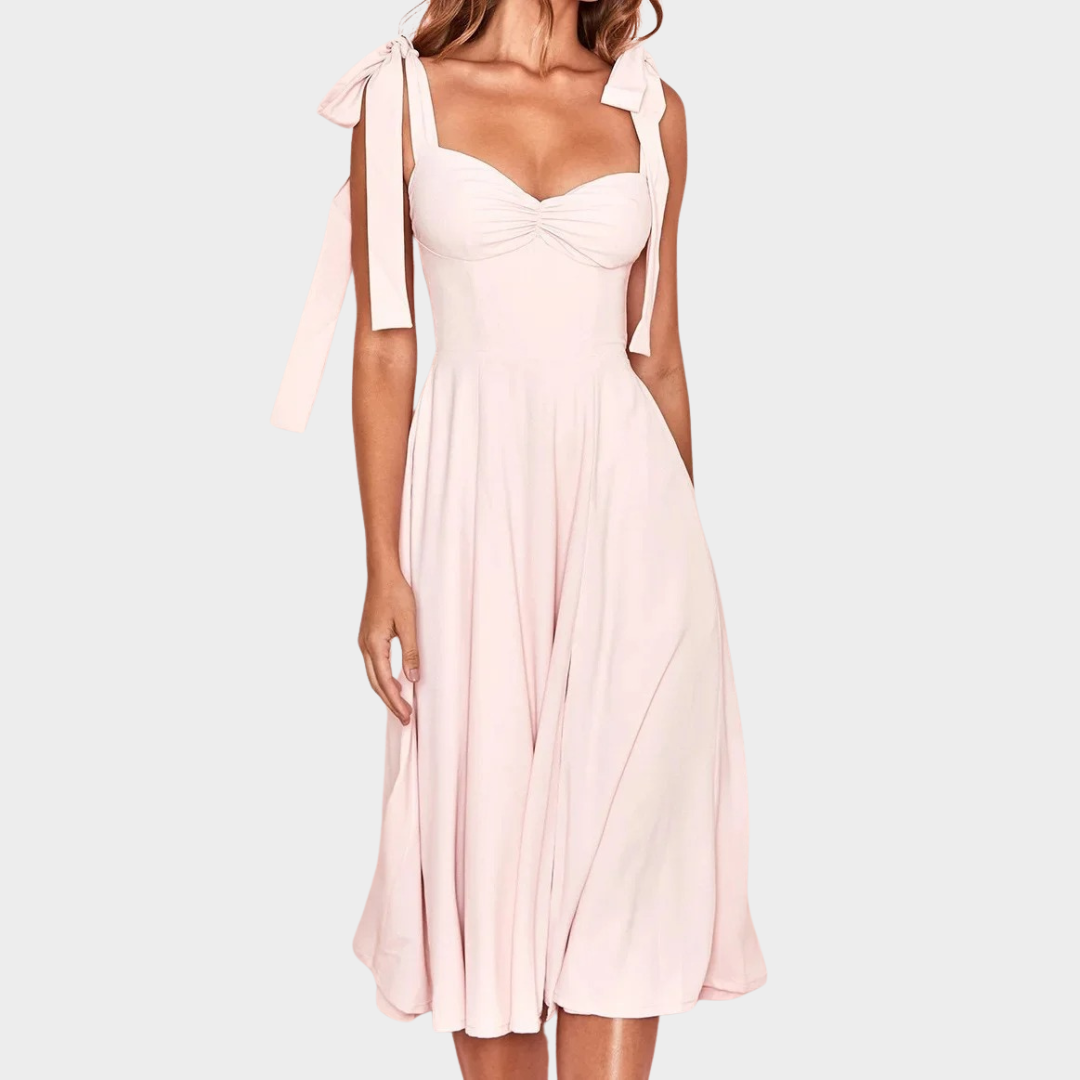 Women’s Long Chiffon Dress – Open Back – Relaxed Fit – Lightweight Flowing Skirt – Multiple Colours