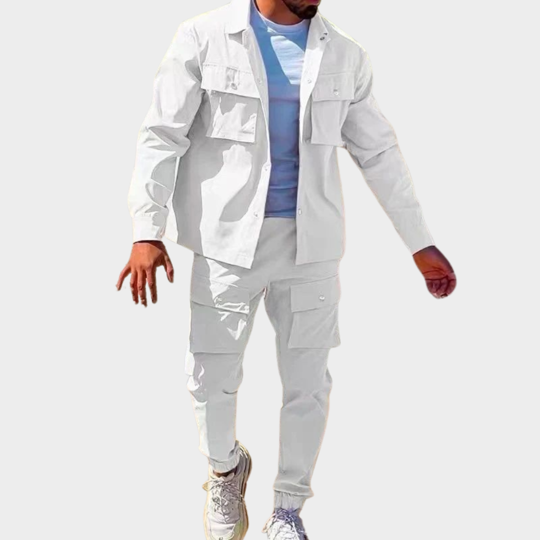 Men’s Casual Tracksuit – Long Sleeve Jacket & Joggers – Comfortable & Stylish – Multiple Colours