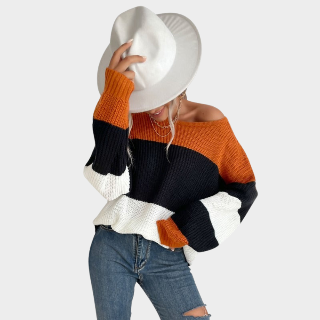 Women's Knit Pullover – Soft & Comfortable – Classic Fit – Stylish & Versatile – Multiple Colours