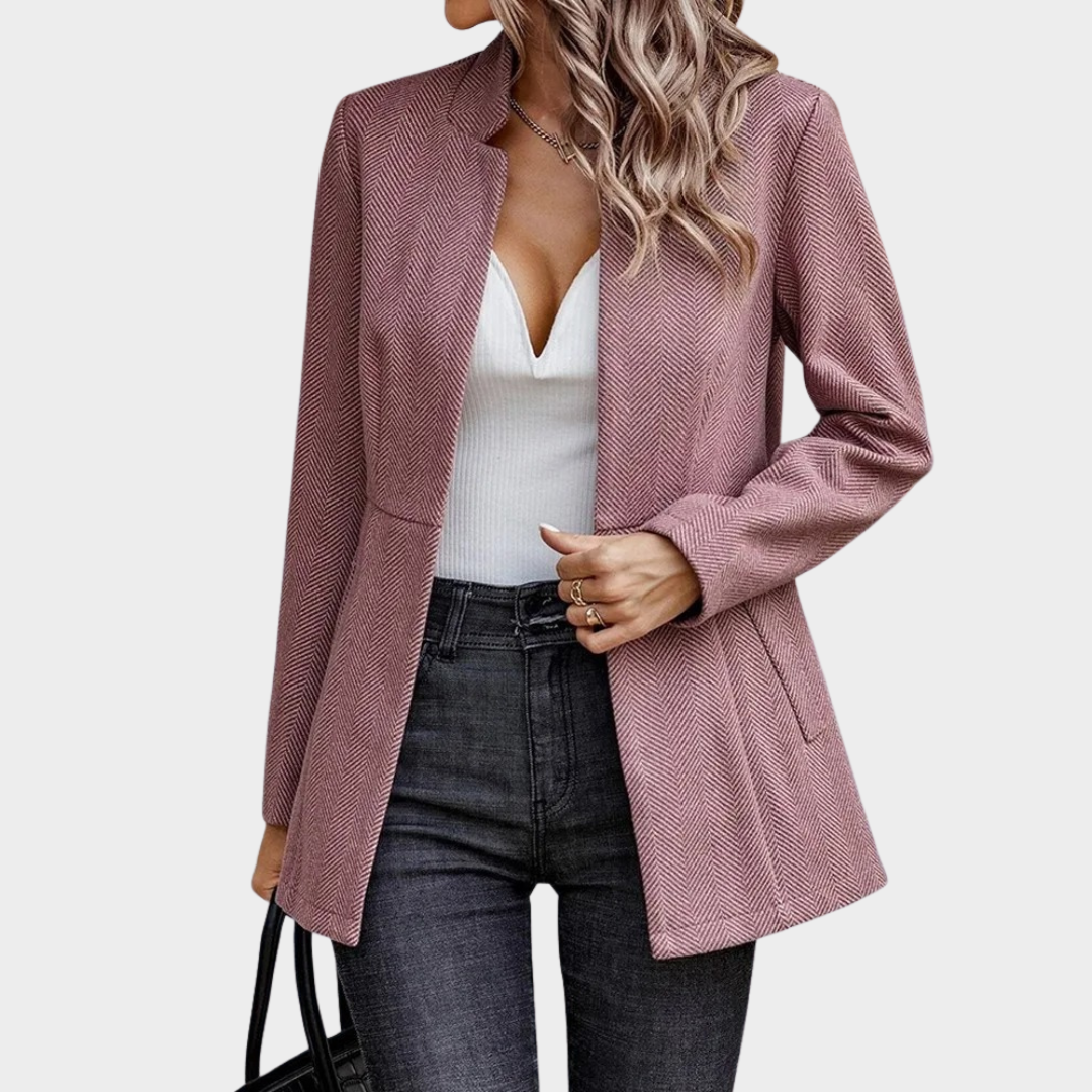 Women’s Casual Suit Cardigan Jacket – Loose Fit Lightweight Outerwear – Multiple Colours