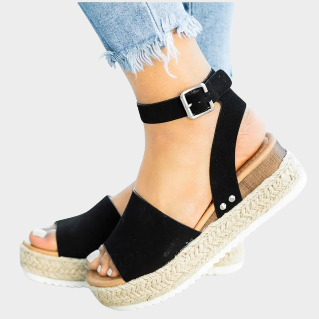 Women's Wedge Sandals – Platform Heels – Soft Sole – Elegant Design – Multiple Colours