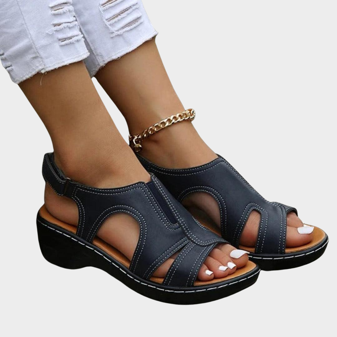 Women’s Orthopedic Wedge Sandals – Lightweight Comfortable Fit – Cushioned Sole and Open Toe Design – Multiple Colours