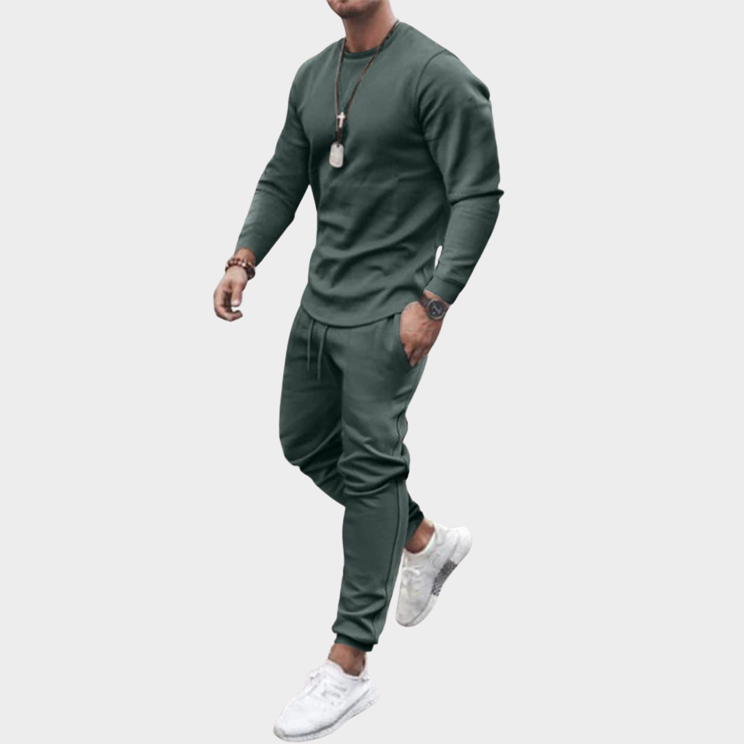 Men's Crewneck Sweatshirt – Casual Sportswear – Solid Colour – Soft Fabric – Relaxed Fit – Multiple Colours