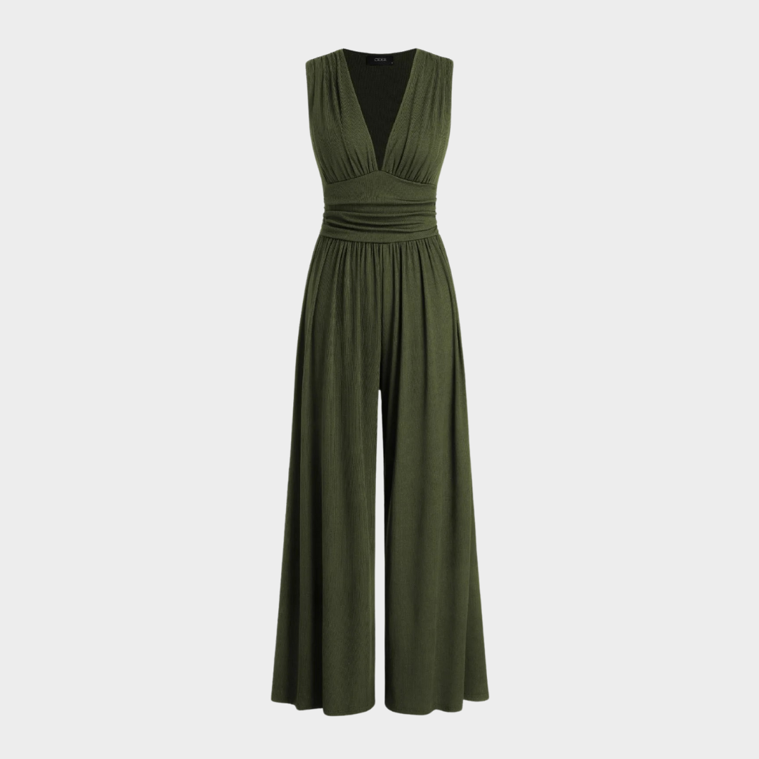 Women’s Sleeveless Jumpsuit – Chic Wide-Leg Design – Comfortable Fit – Elegant Versatile Style – Multiple Colours
