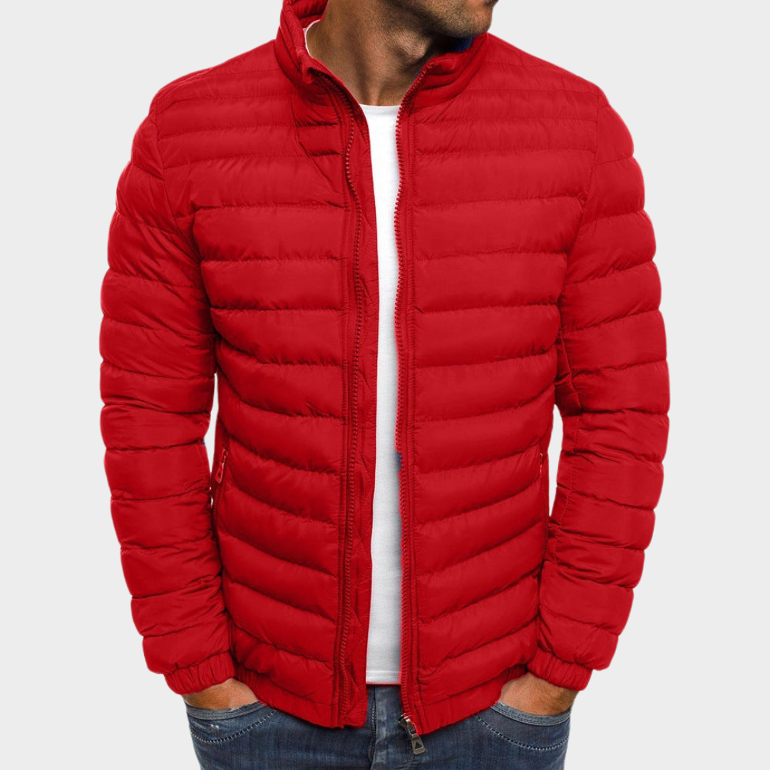 Men's Puffer Jacket – Zipper Closure – Warm & Insulated – Streetwear – Multiple Colours
