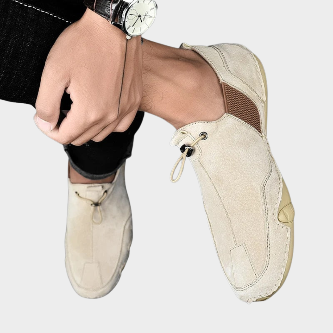 Men’s Vegan Leather Loafers – Adjustable String – Comfortable Fit – Smart Casual – Multiple Colours