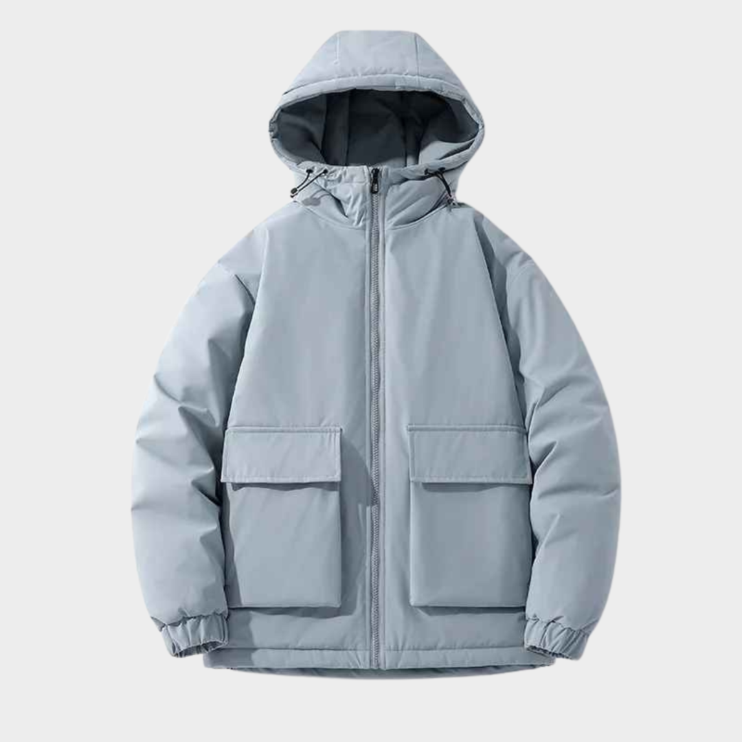 Men’s Hooded Cotton Fishing Jacket – Thermal Outdoor Thicken Coat – Multiple Colours