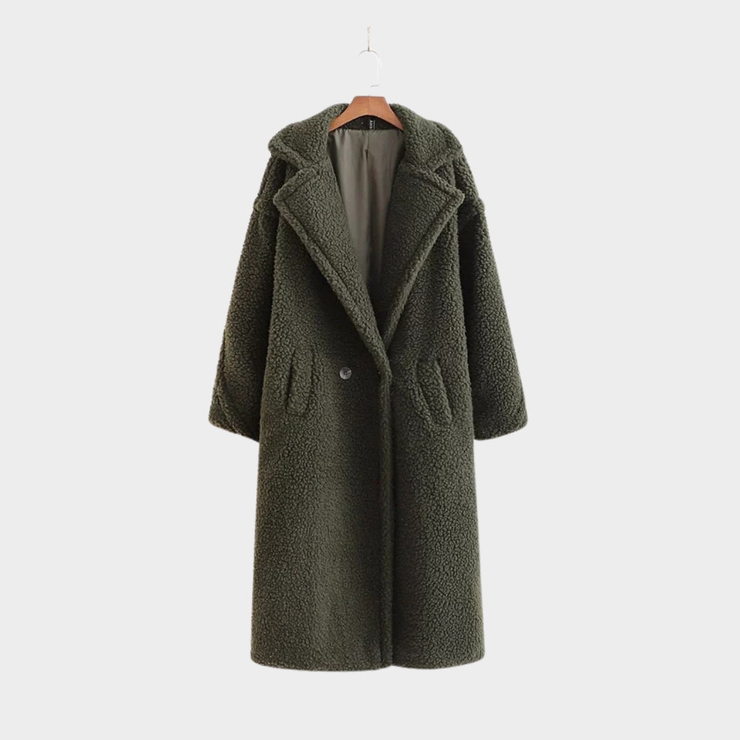 Women's Casual Long Trench Coat - Solid Single Breasted Autumn Winter Streetwear (Light Brown, Dark Brown, and More)