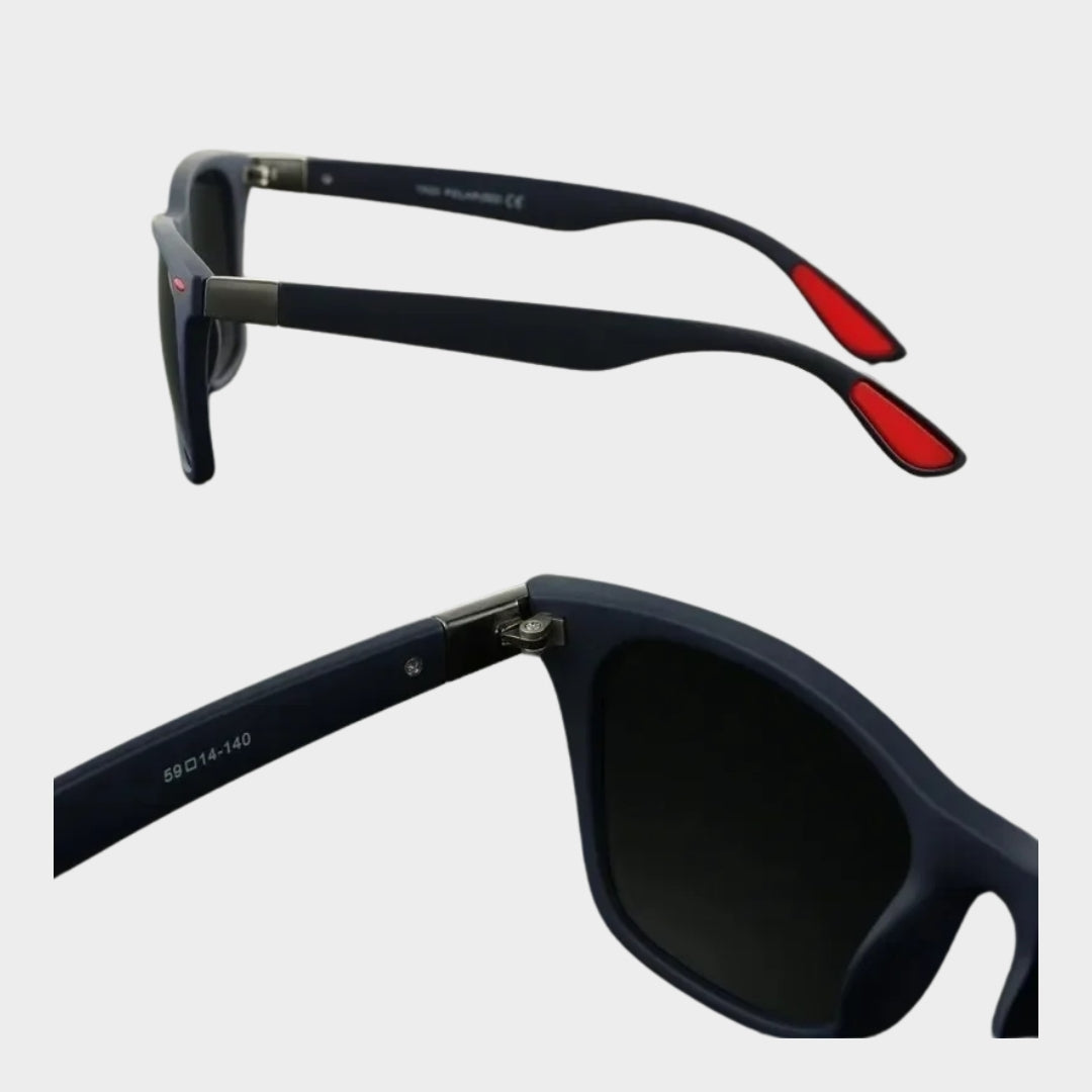 Fashion Vintage Square Polarized Sunglasses - Men, Classic UV400 Driving & Fishing Shades in Multiple Colors