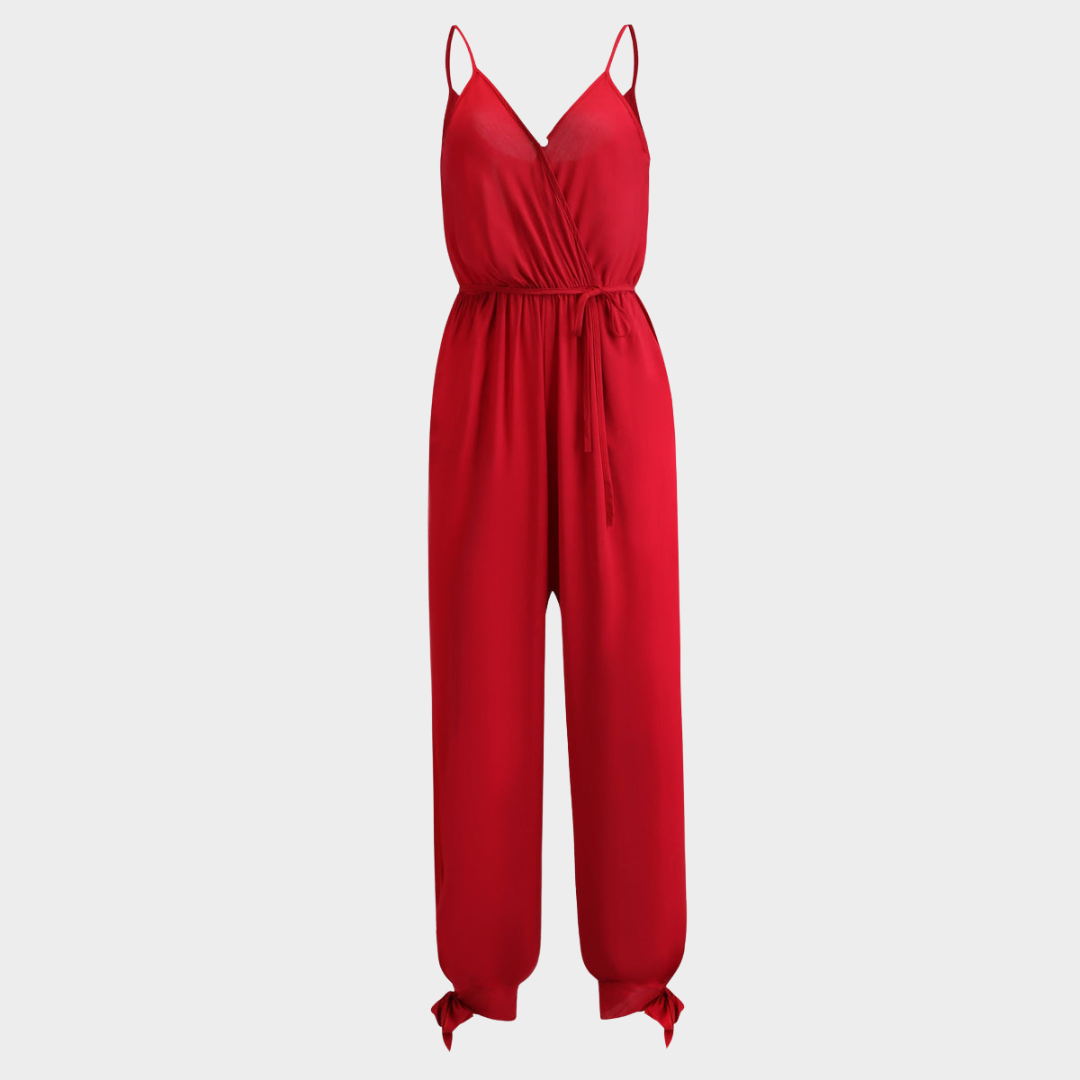 Women's Floral Print Jumpsuit – Bohemian Wide-Leg Romper – Multiple Colours