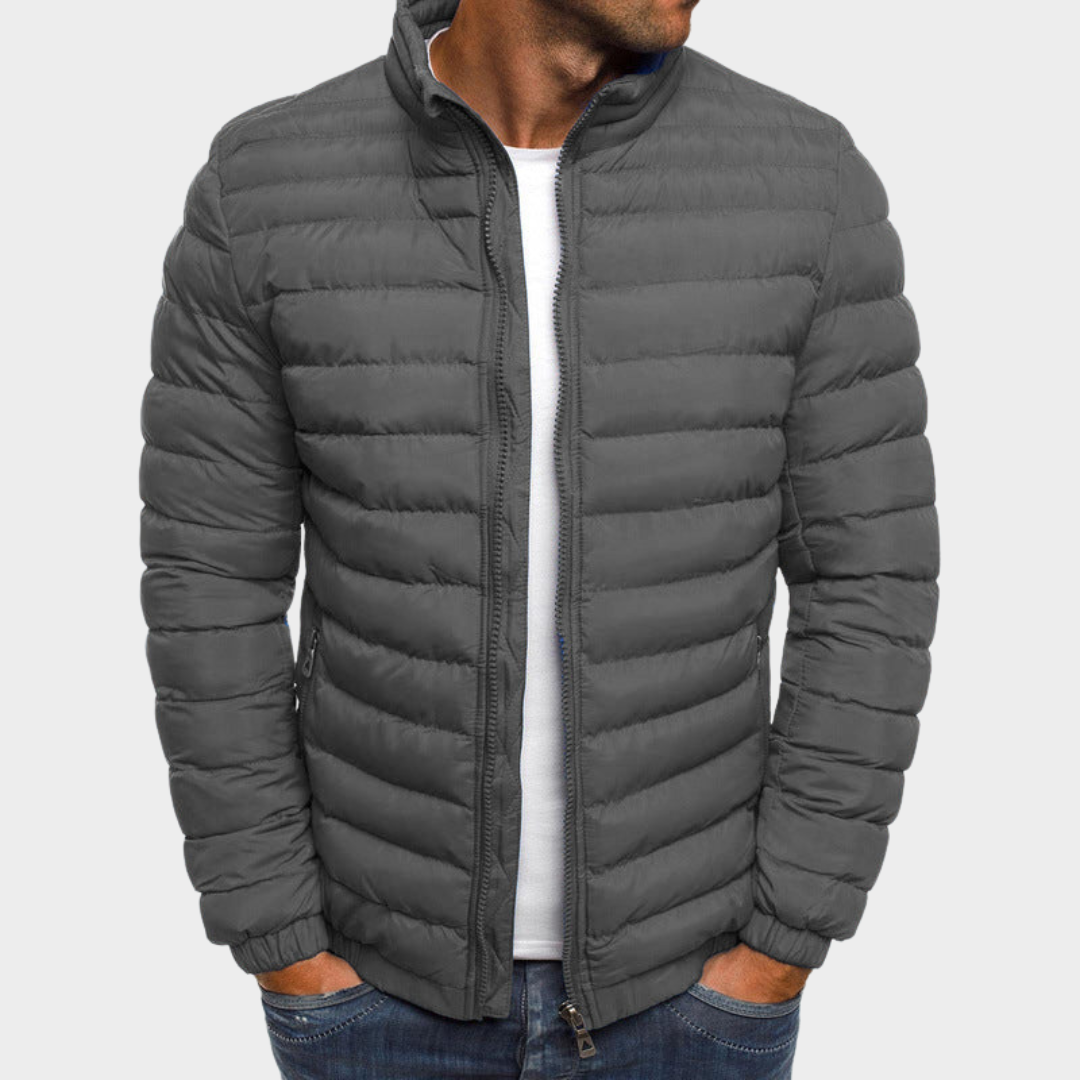 Men's Puffer Jacket – Zipper Closure – Warm & Insulated – Streetwear – Multiple Colours