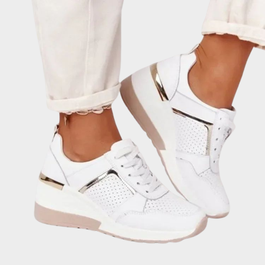Women's Platform Sneakers – Casual Wear-Resistant Shoes – Lightweight & Comfortable – Multiple Colours