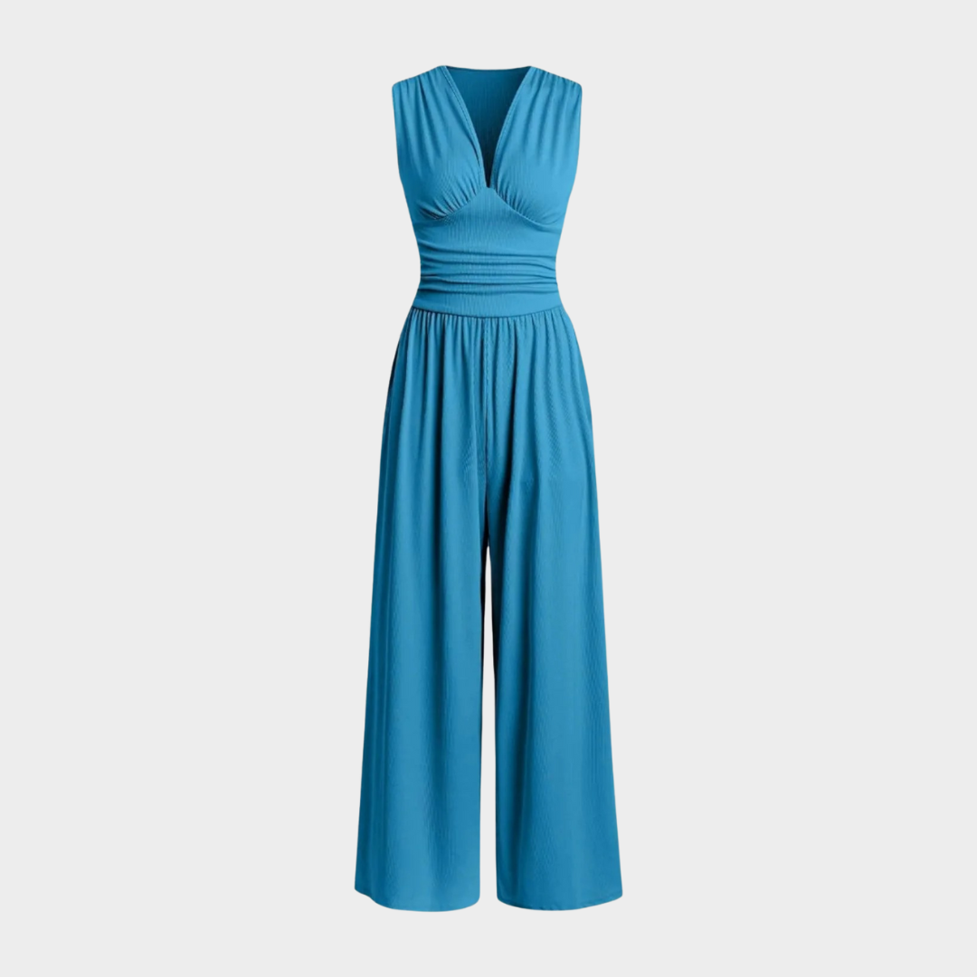 Women’s Sleeveless Jumpsuit – Chic Wide-Leg Design – Comfortable Fit – Elegant Versatile Style – Multiple Colours