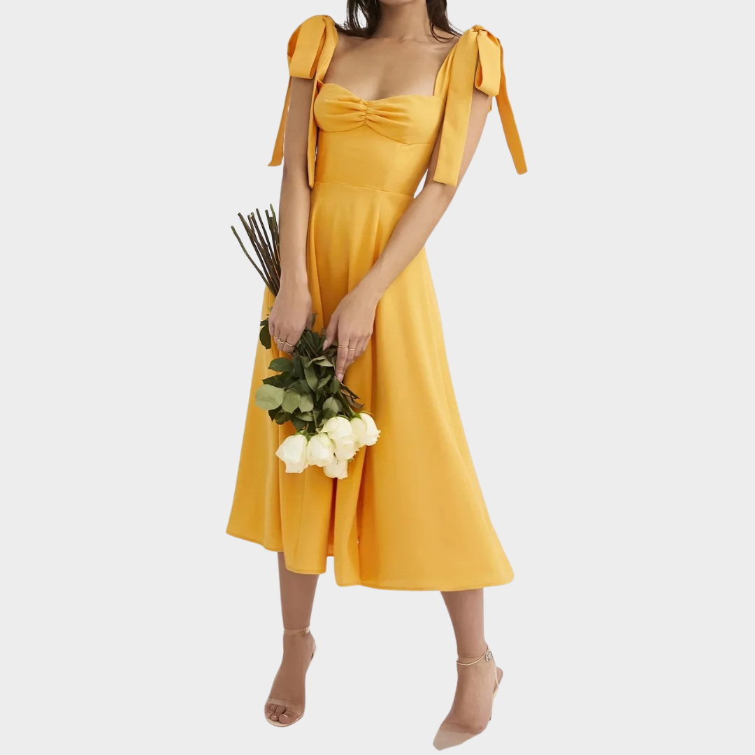Women’s Long Chiffon Dress – Open Back – Relaxed Fit – Lightweight Flowing Skirt – Multiple Colours