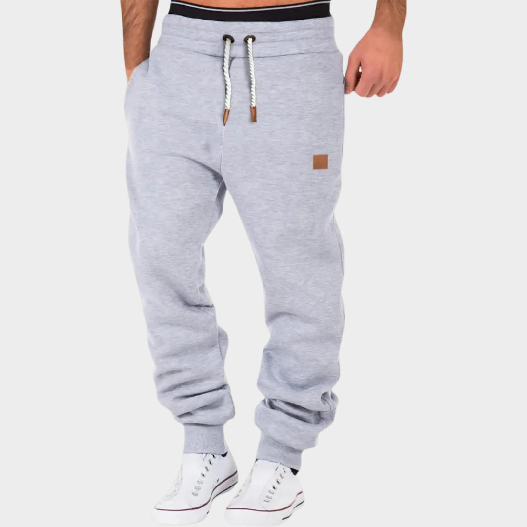 Men’s Jogging Sweatpants – High Waist – Drawstring – Loose Fit – Lightweight Fabric – Multiple Colours