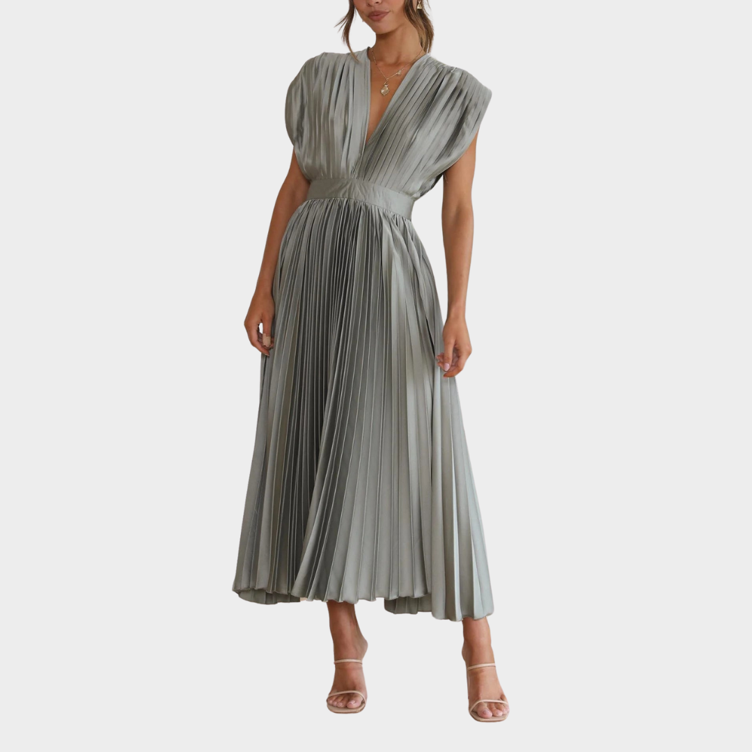 Women's Strapless Backless Party Dress – Short Sleeve – Elegant Patchwork – Multiple Colours