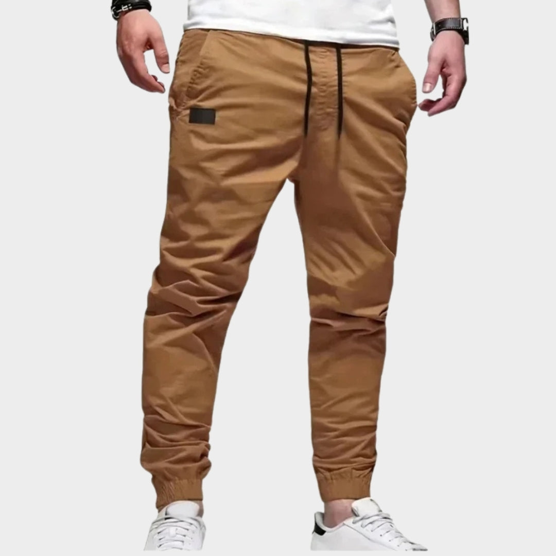 New Men’s Casual Sports Pants - Jogger Cargo Harem Sweatpants with Multi-Pockets in Black, Green, Khaki