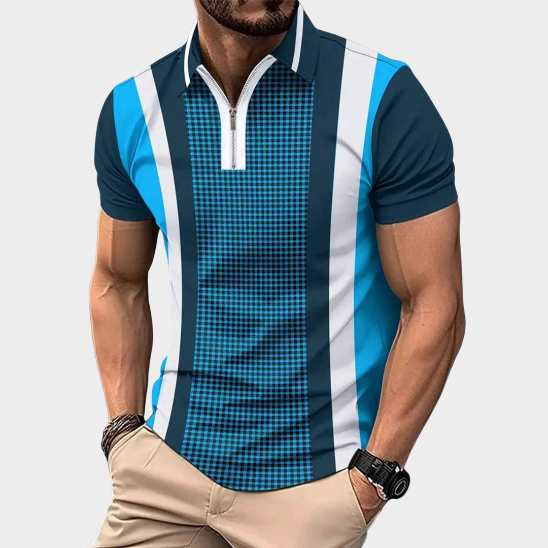 Men's Short Sleeve Shirt – Button Down Lapel Style with Casual Solid Fit – Multiple Colours