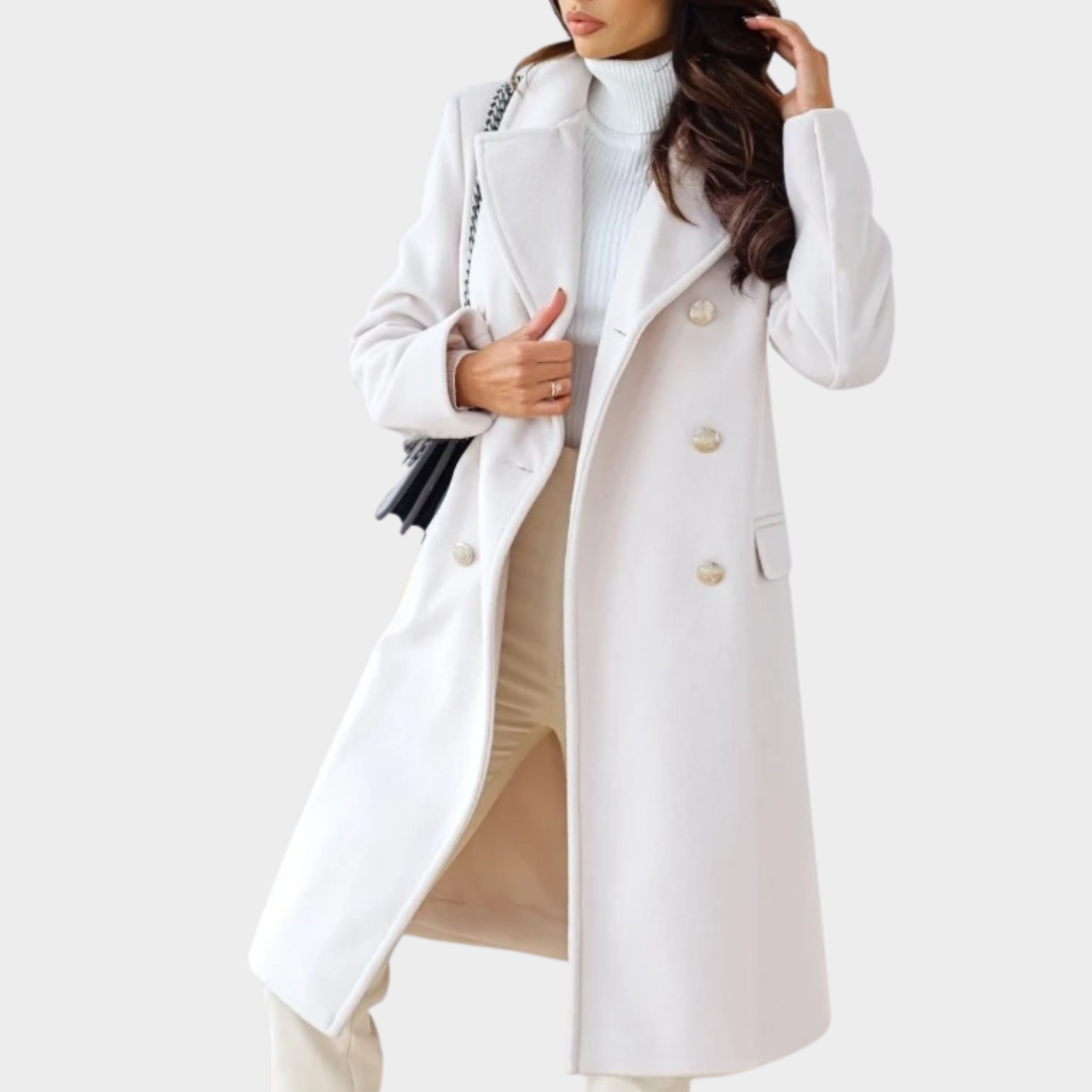 Women Slim Fit Blazer – Single Breasted Long Sleeve Lapel Suit Jacket with Pockets – Solid Colour Office Wear – Multiple Colours