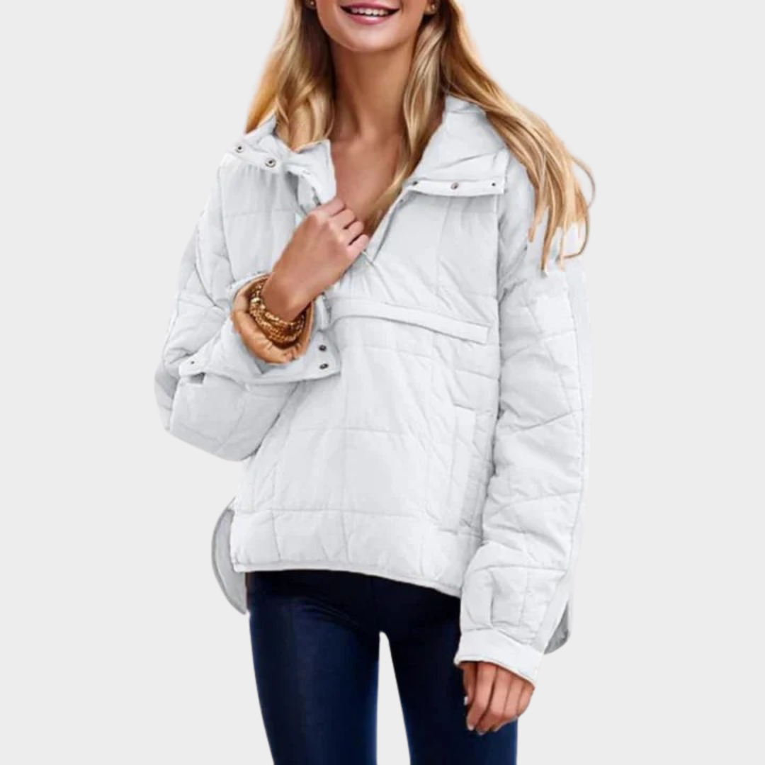 Women’s Hooded Pullover Jacket – Waterproof Oversized Fit with Stylish Design – Multiple Colours