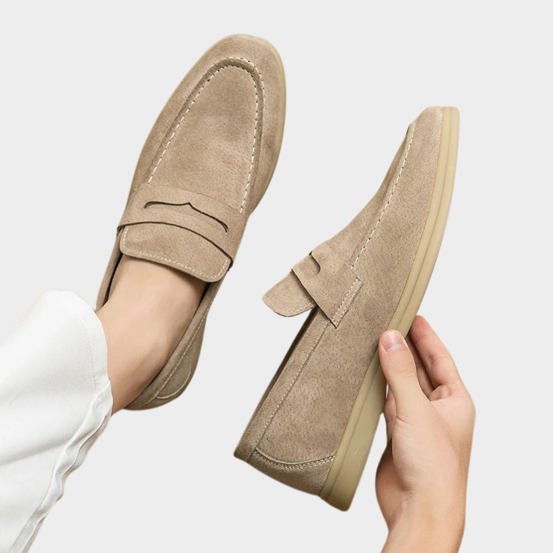 Men’s Genuine Leather Loafers – Business & Casual Shoes – Lightweight Driving Moccasins – Multiple Colours