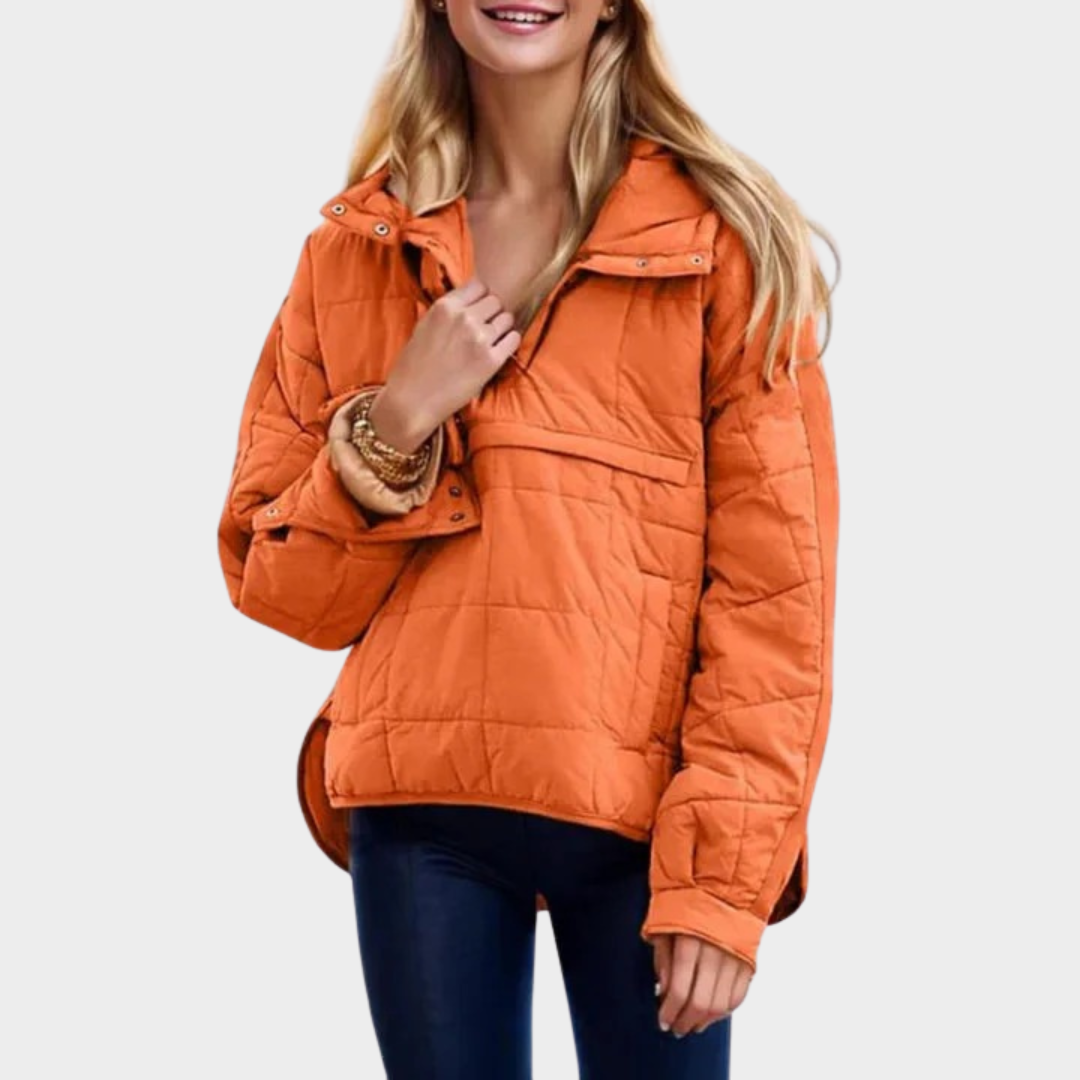 Women’s Hooded Pullover Jacket – Waterproof Oversized Fit with Stylish Design – Multiple Colours