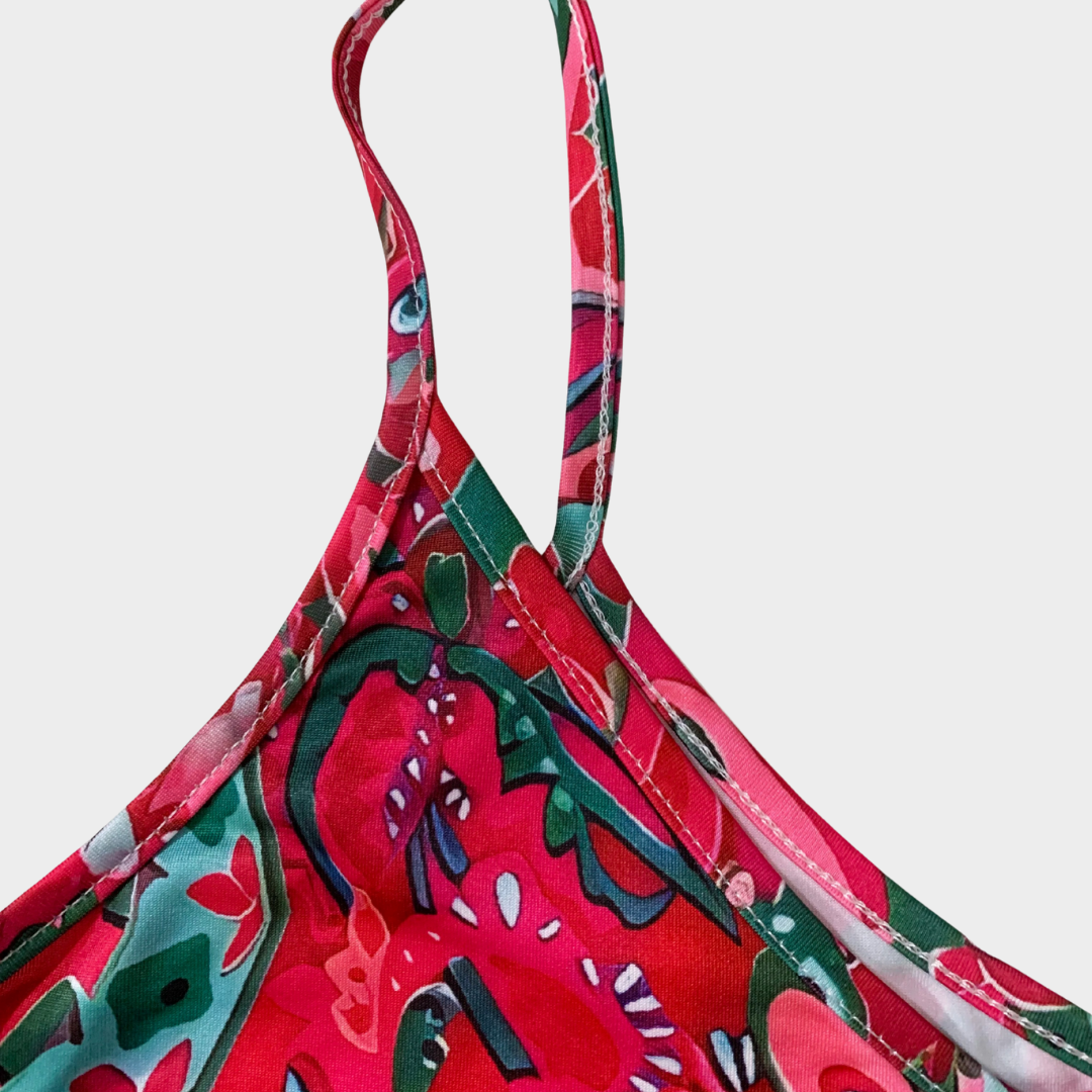 Women Cami Midi Dress – Paisley Print Lightweight Fit for Travel and Events – Multiple Colours