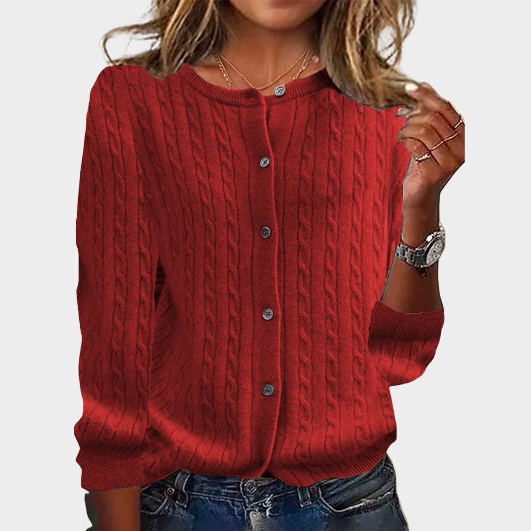 Women’s Knit Cardigan – Lightweight Elegant Streetwear Sweater Coat with Casual Fit – Multiple Colours