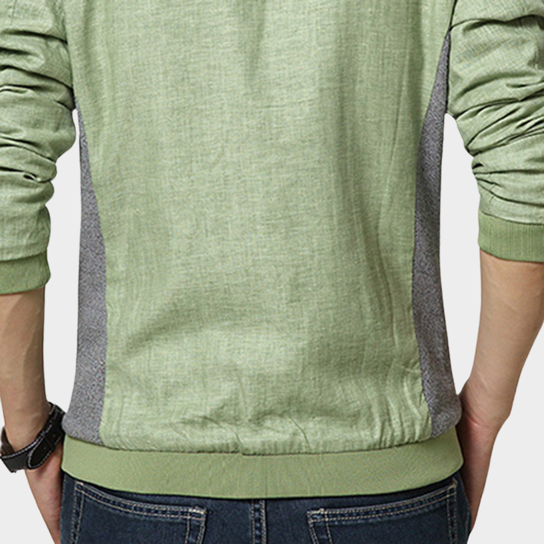 Men's Lightweight Jacket - Breathable Fabric - Casual Fit - Water-Resistant - Multiple Colours