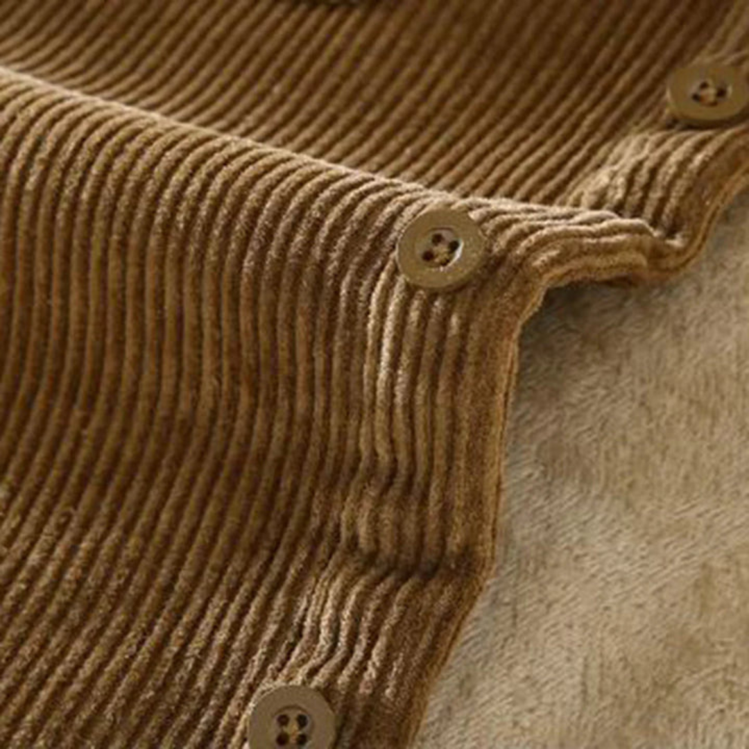 Men’s Corduroy Shirt – Smart Casual – Long Sleeve – Button-Up – Warm Thick Fabric – Multiple Colours