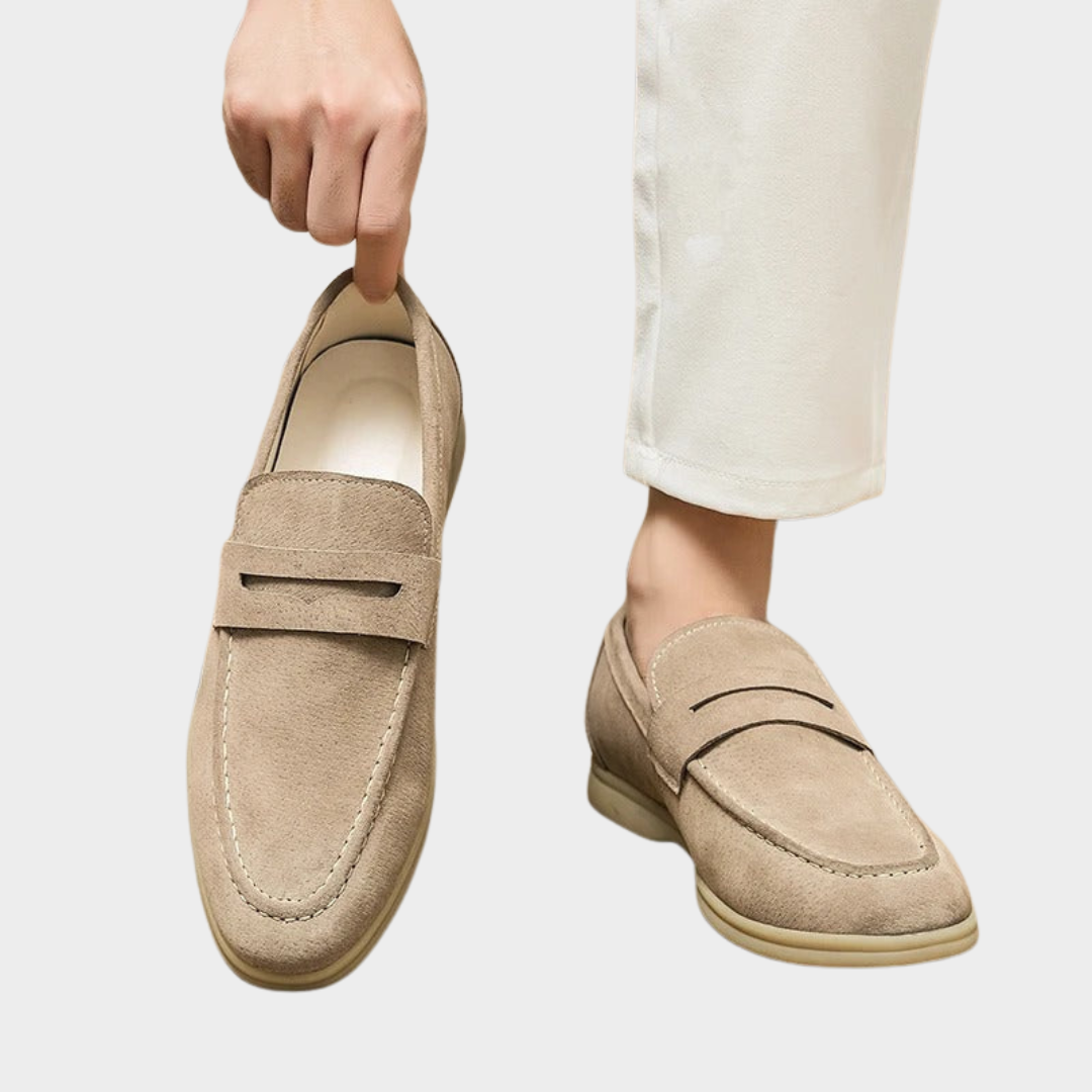 Men’s Genuine Leather Loafers – Business & Casual Shoes – Lightweight Driving Moccasins – Multiple Colours