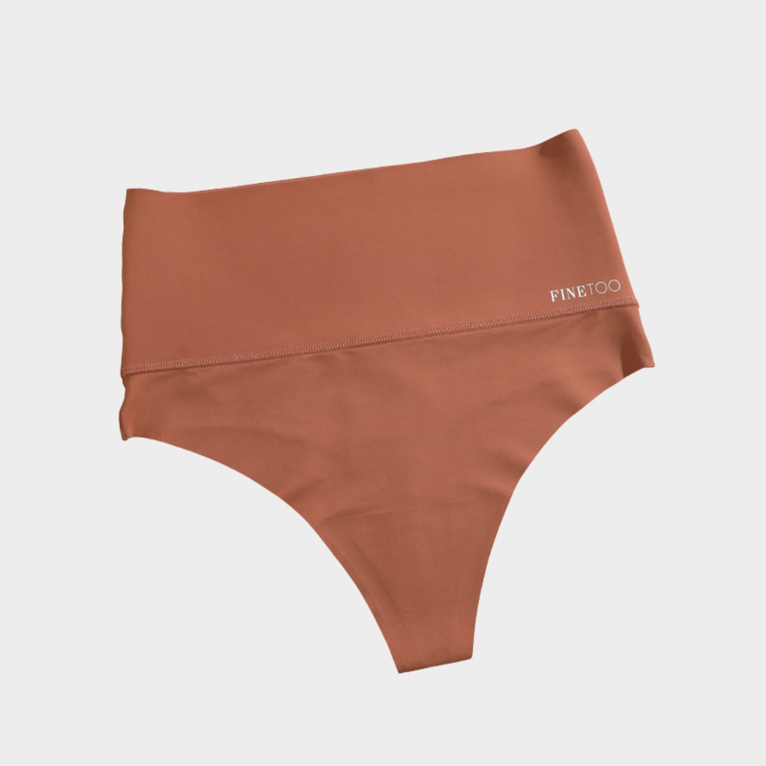 Women's Seamless High-Waist Shaping Thong - Tummy Control - Slimming & Comfortable Waist Trainer