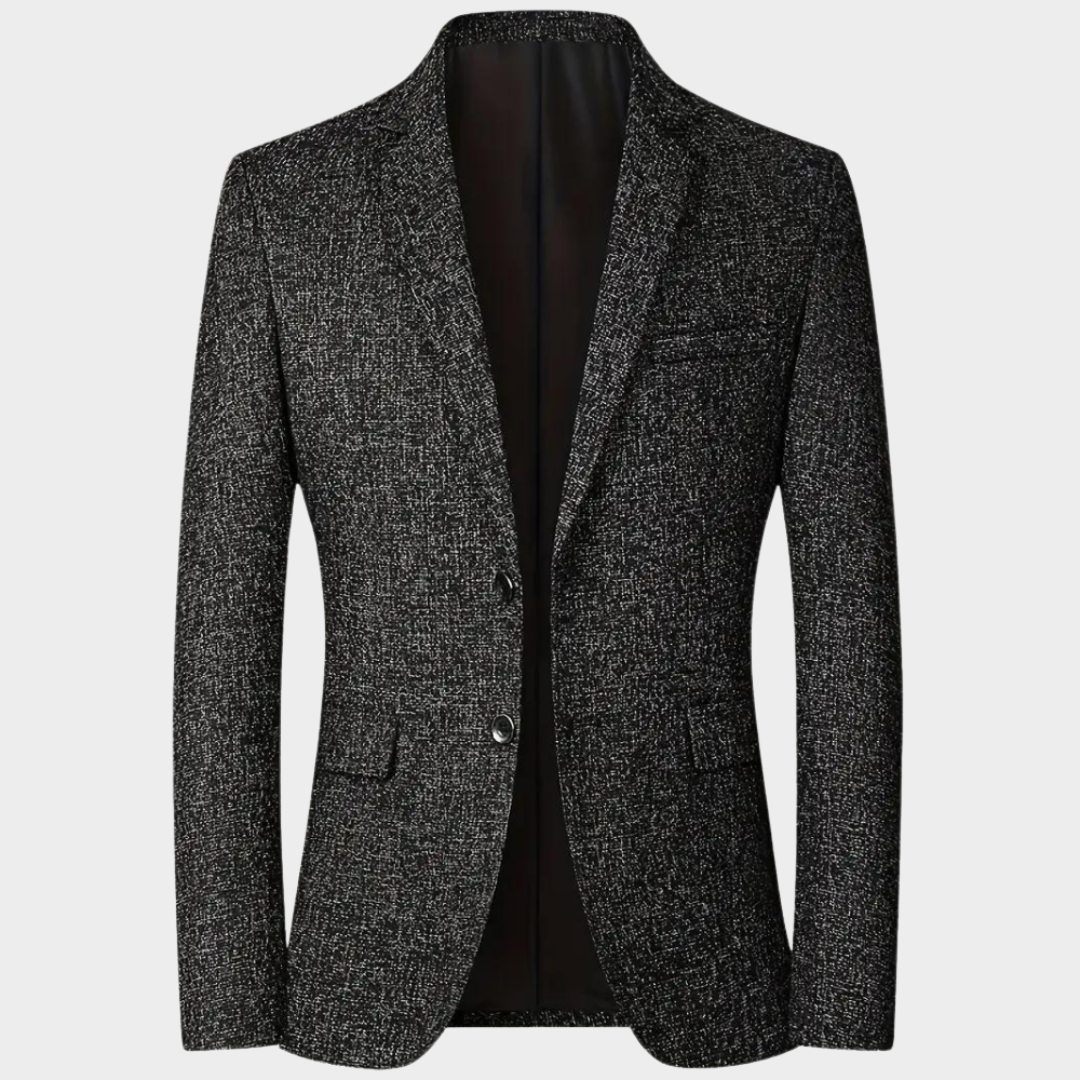 Men's Blazer - Single-Breasted Suit Jacket - Lapel Collar - Buttoned - Tailored Fit - Multiple Colours