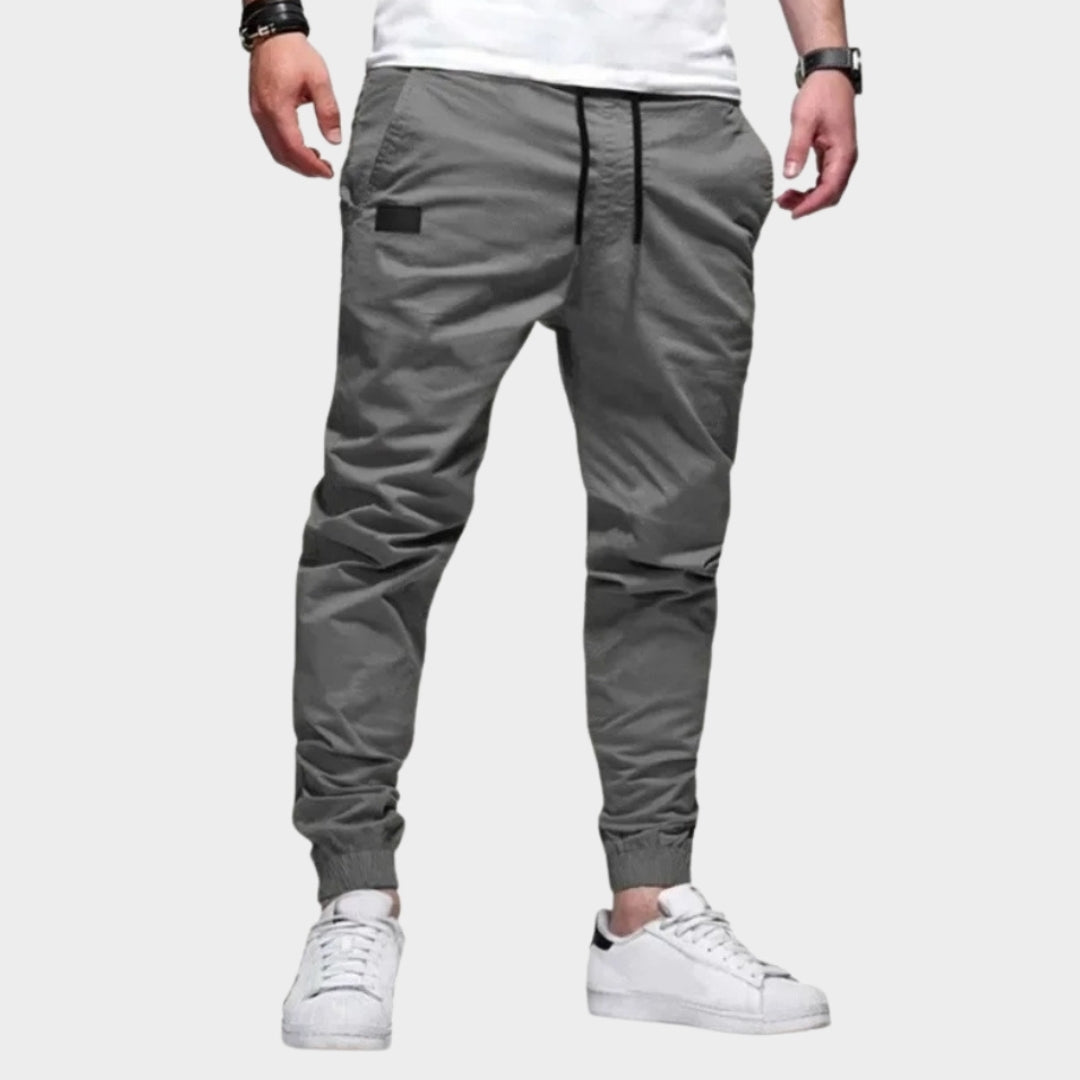 New Men’s Casual Sports Pants - Jogger Cargo Harem Sweatpants with Multi-Pockets in Black, Green, Khaki