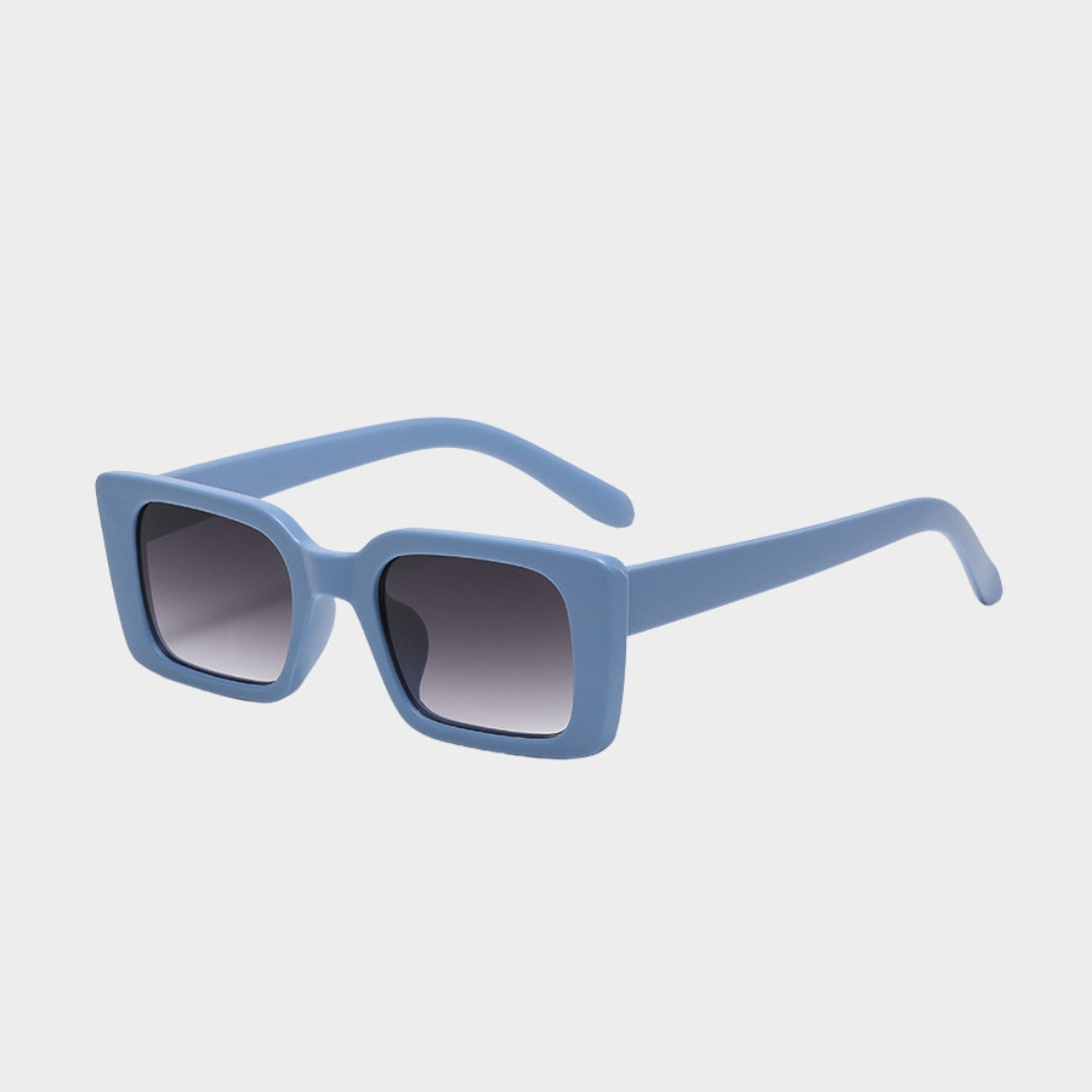 Retro Rectangle Sunglasses – Women UV400 Shades, Multiple Colors, Leopard and Tea Gradient Options