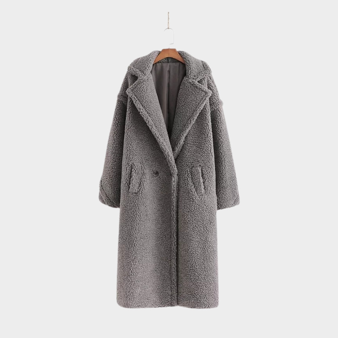 Women's Casual Long Trench Coat - Solid Single Breasted Autumn Winter Streetwear (Light Brown, Dark Brown, and More)