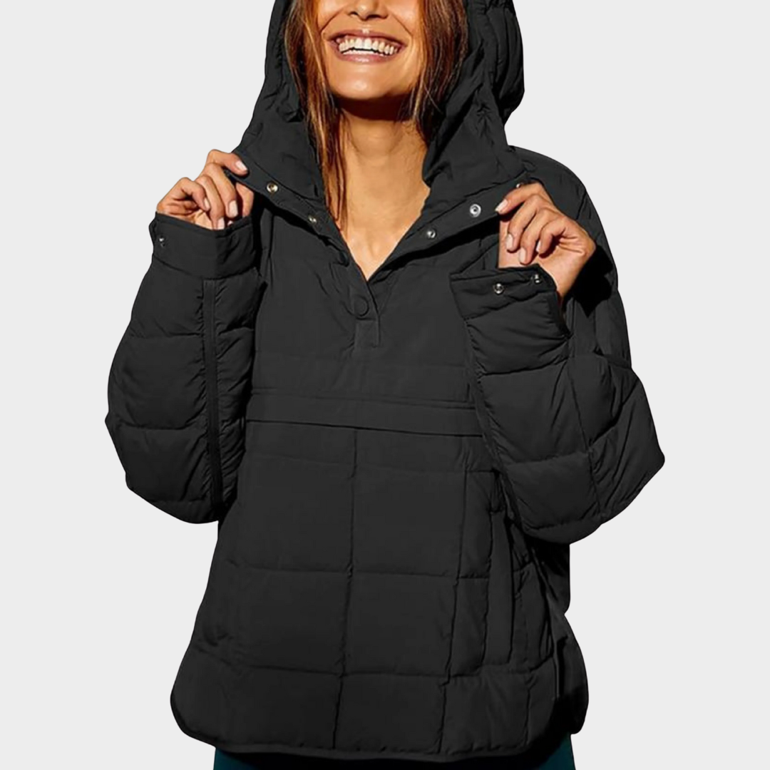 Women’s Hooded Pullover Jacket – Waterproof Oversized Fit with Stylish Design – Multiple Colours