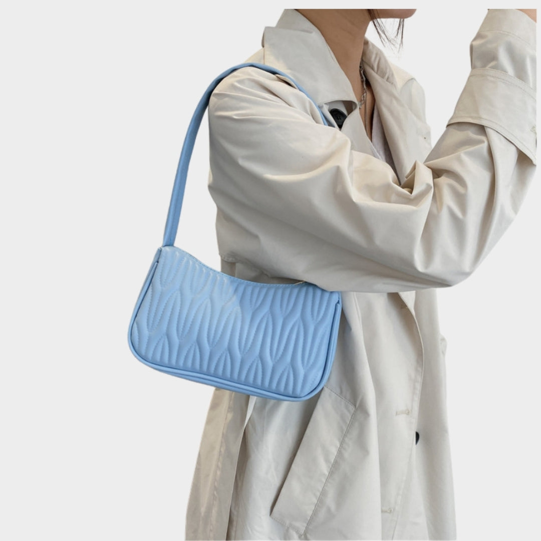 Women’s Fashion Handbag - PU Leather Shoulder Bag, Solid Messenger, Casual Underarm Bag in Black, Khaki, and More