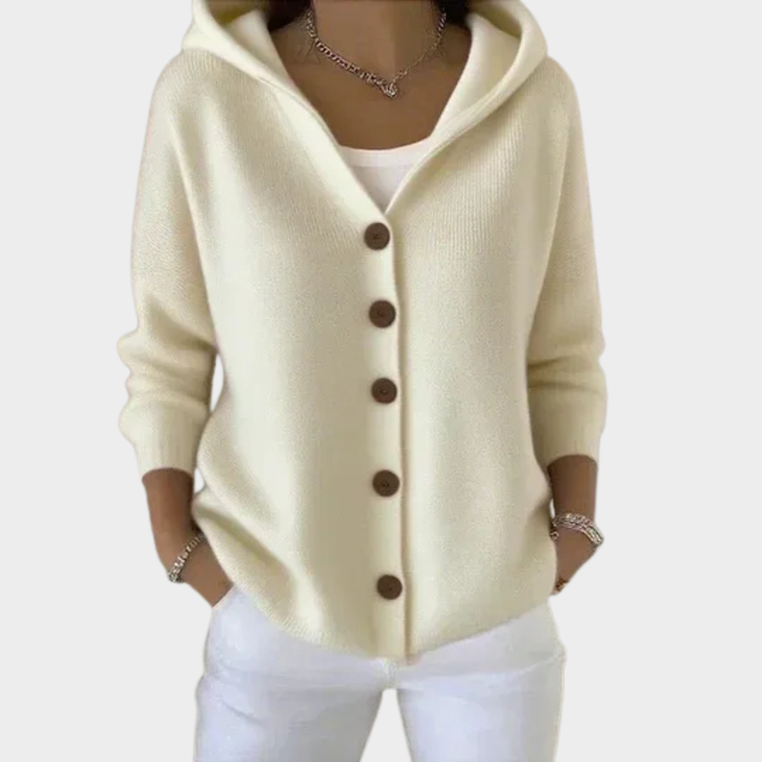 Women Soft Knit Cardigan – Lightweight Long Sleeve Versatile Layering Piece – Gentle Comfort – Multiple Colours