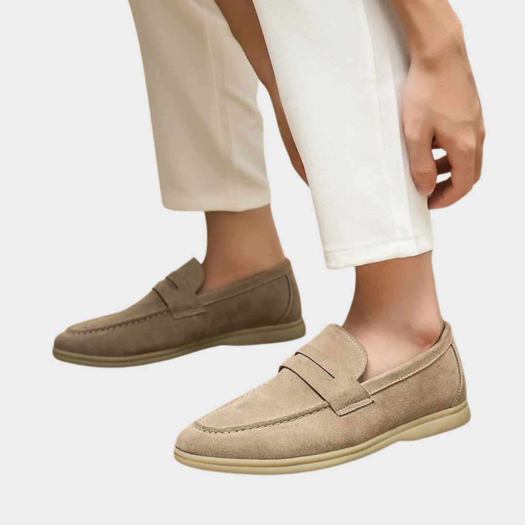 Men’s Genuine Leather Loafers – Business & Casual Shoes – Lightweight Driving Moccasins – Multiple Colours