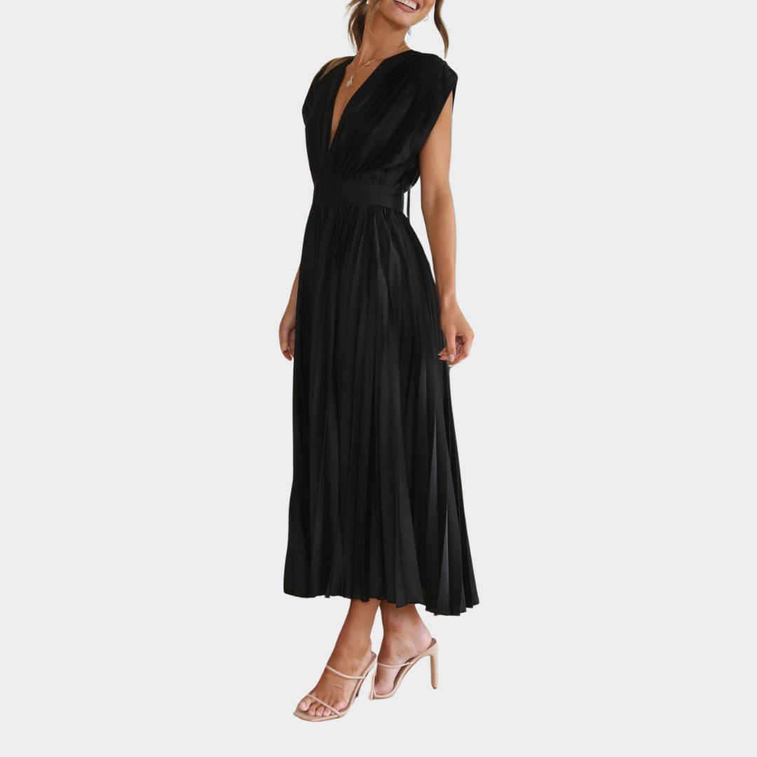 Women's Strapless Backless Party Dress – Short Sleeve – Elegant Patchwork – Multiple Colours